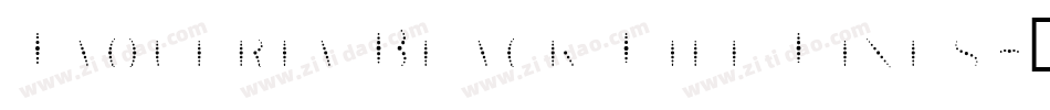 Taqueria Black Fill Lines字体转换